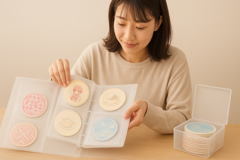 セリアのコースターファイル活用術！サイズ別にすっきり収納するコツ