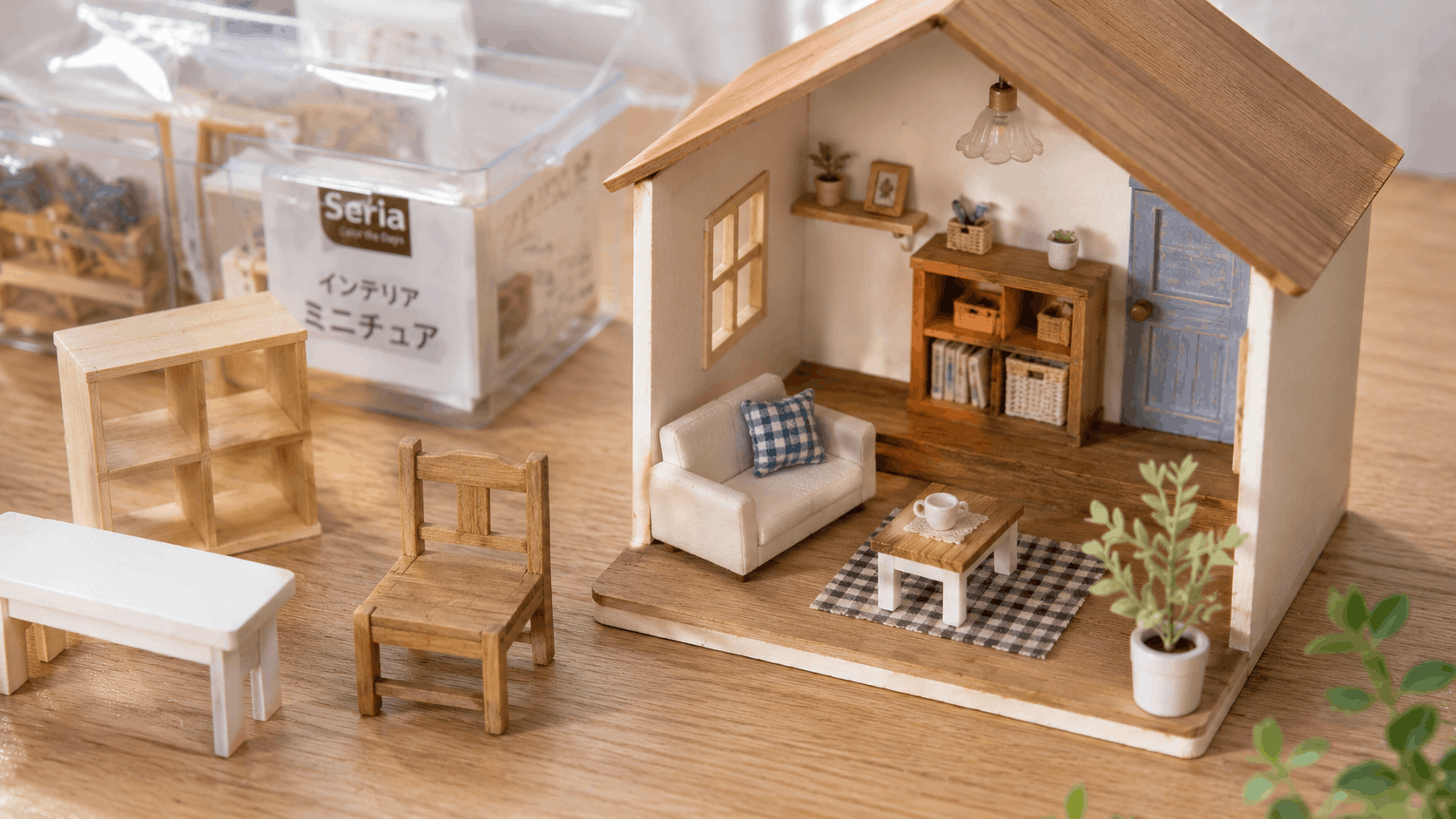 100均で本格ミニチュアハウス！手作りキットや背景ボード紹介