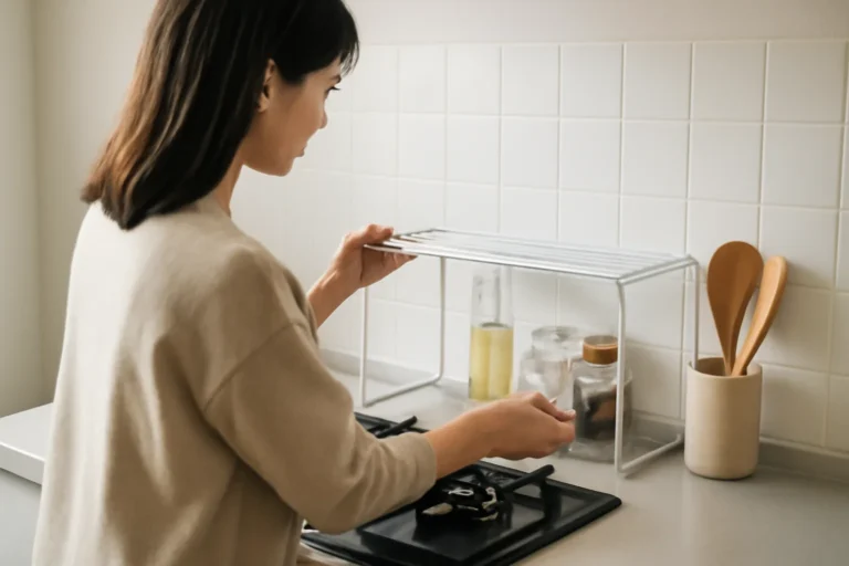 コンロ奥ラックは100均で探せる？選び方・代用品と安全な使い方
