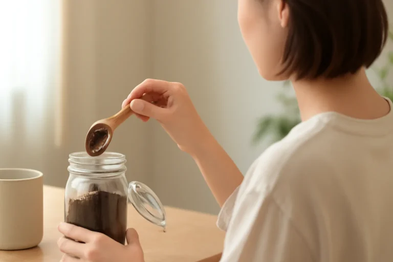 コーヒーかすの消臭に合う入れ物は？湿り具合と置き場所で選ぶコツ