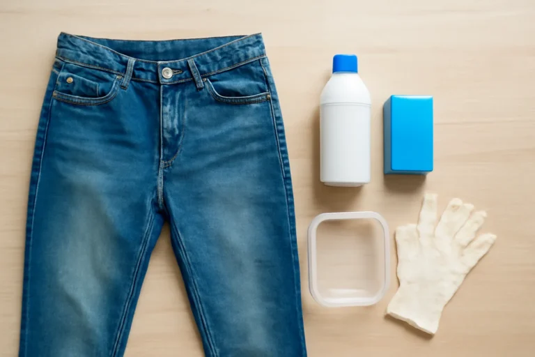 ジーンズの染め直しは100均でできる？色あせ別の直し方と必要な用品
