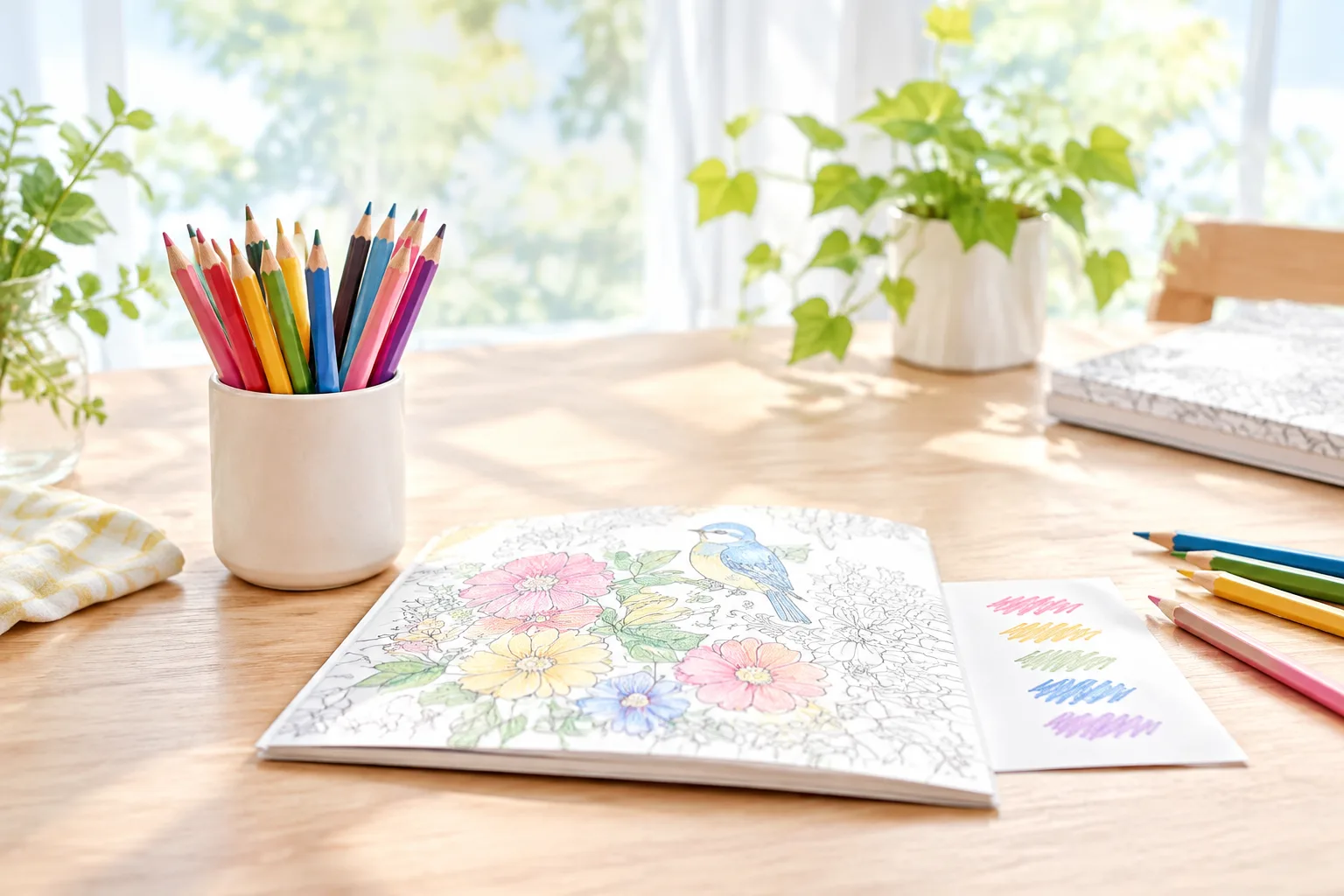 セリアの塗り絵を気軽に楽しもう!絵柄と紙で選ぶはじめの一冊