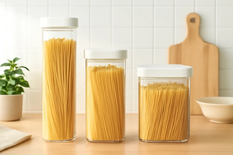 ダイソーのパスタケース3種類を比較！収納量と使いやすさで選ぶコツ