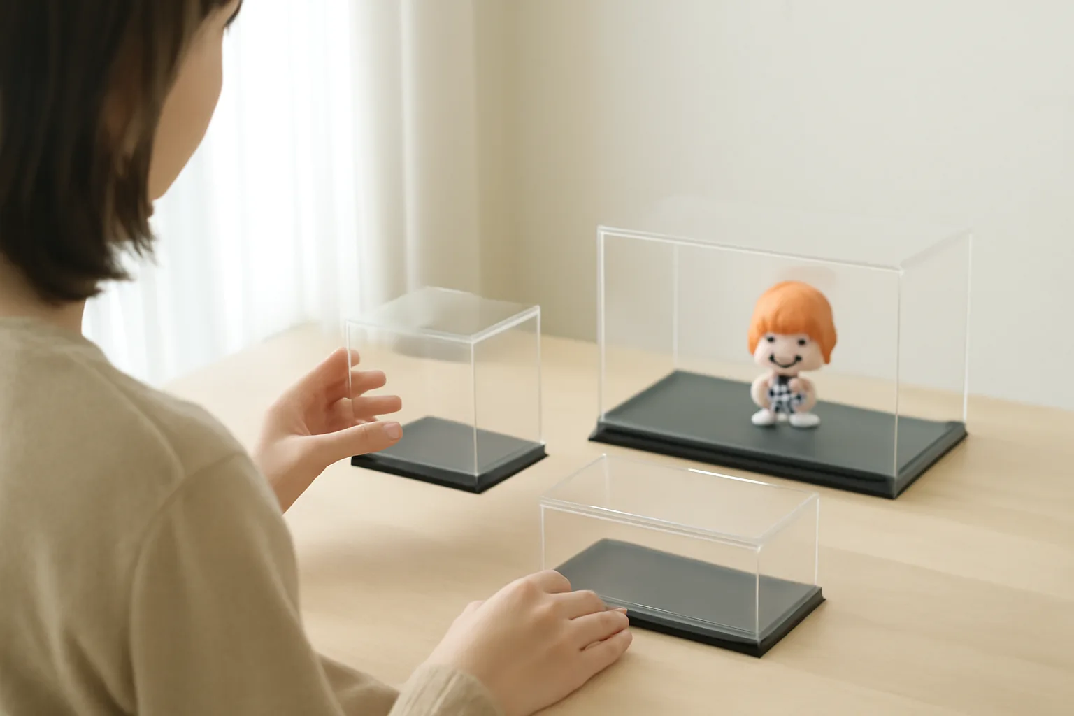 ダイソーのフィギュアケースを賢く選ぶ｜サイズ・売り場・飾り方