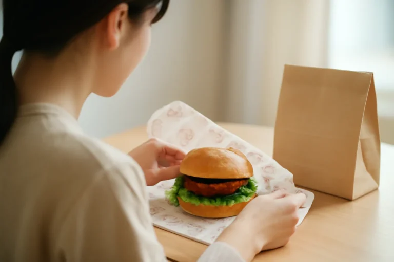 ハンバーガーの包み紙は100均で探せる？選び方とかわいい代用術