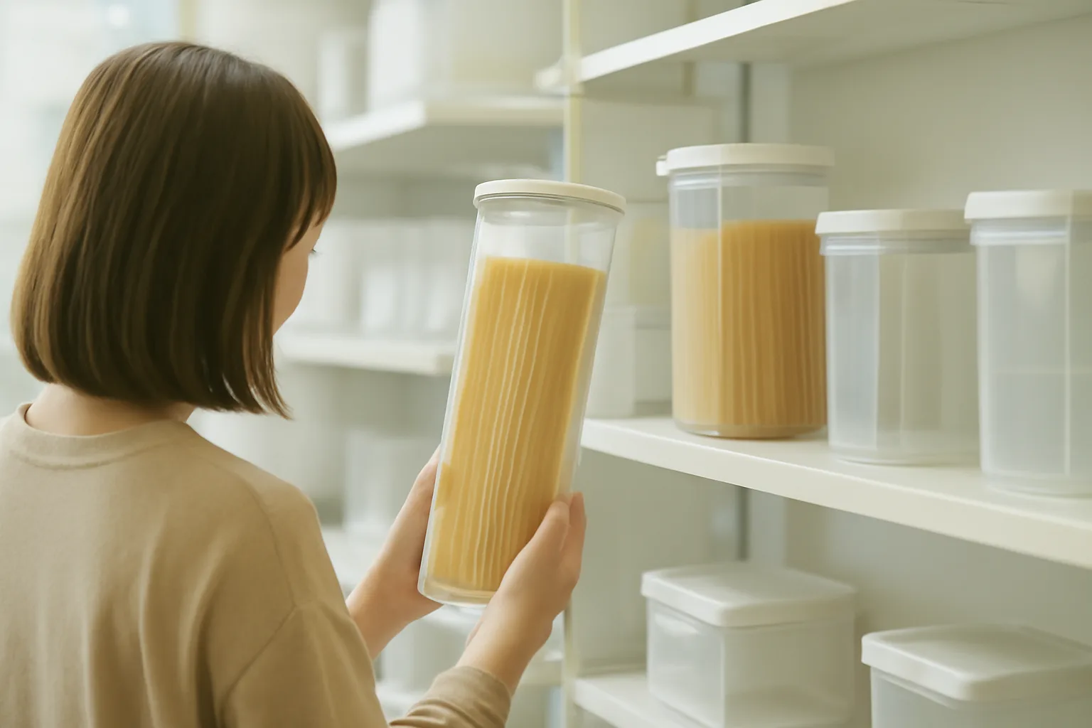 セリアのパスタケースはどう選ぶ？置き方・計量・他店比較のポイント