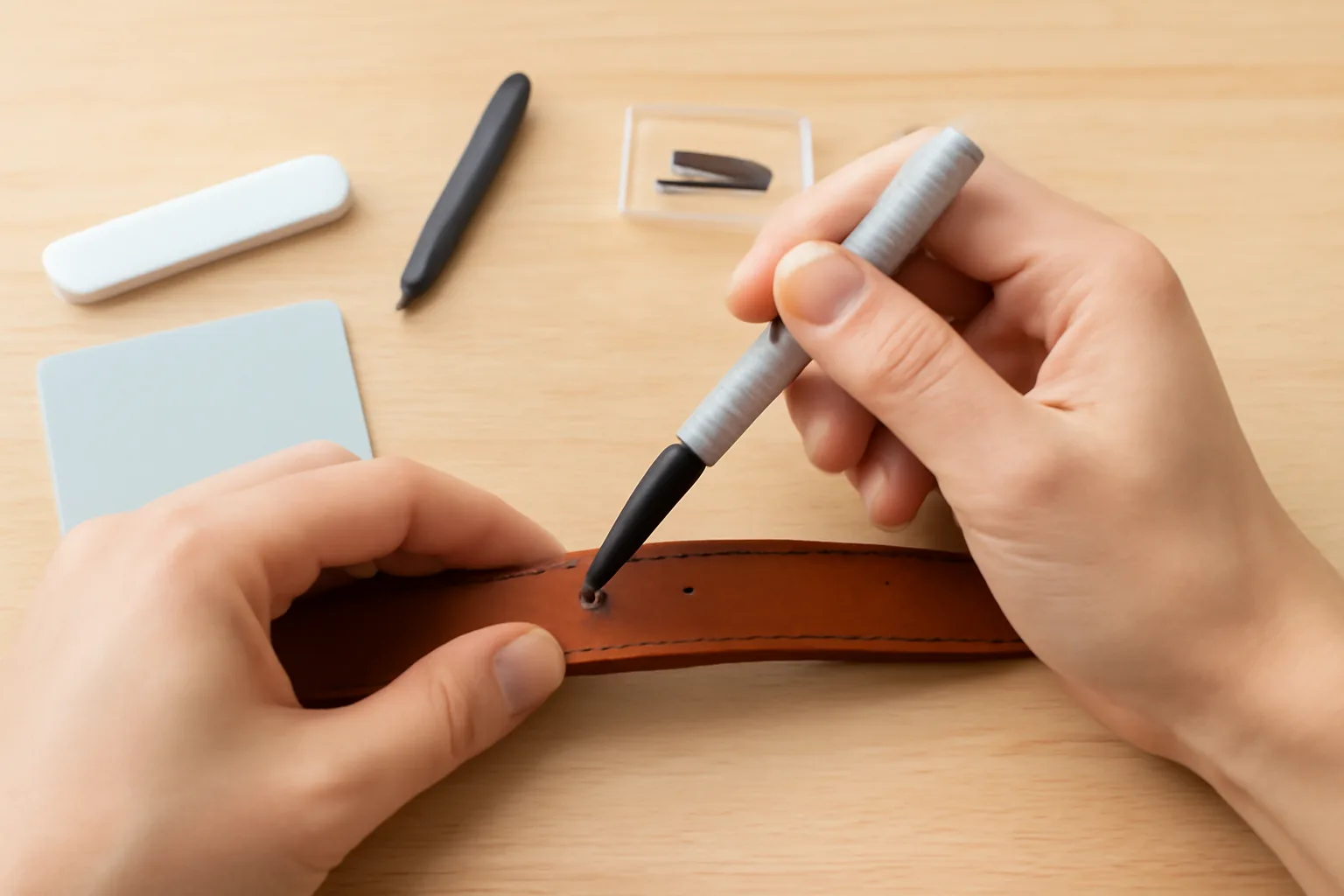 レザーの穴開け工具は100均で探せる？売り場・選び方・使い方