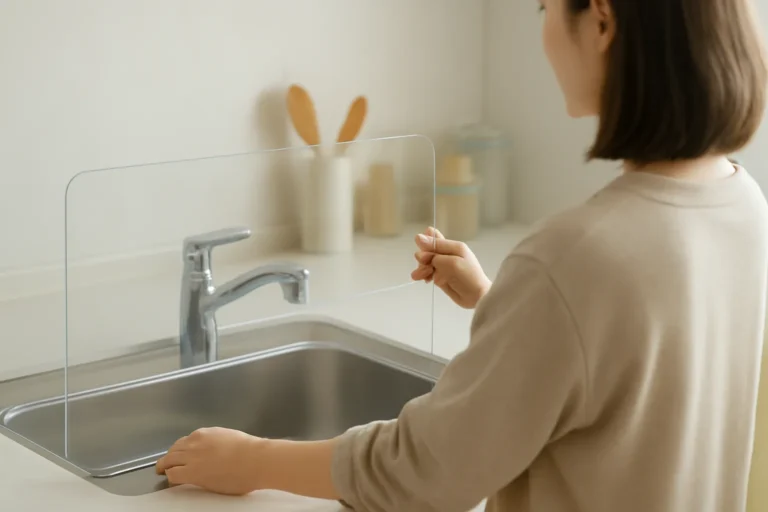 100均の水はね防止パネル活用術！選び方からお手入れ・DIYまで
