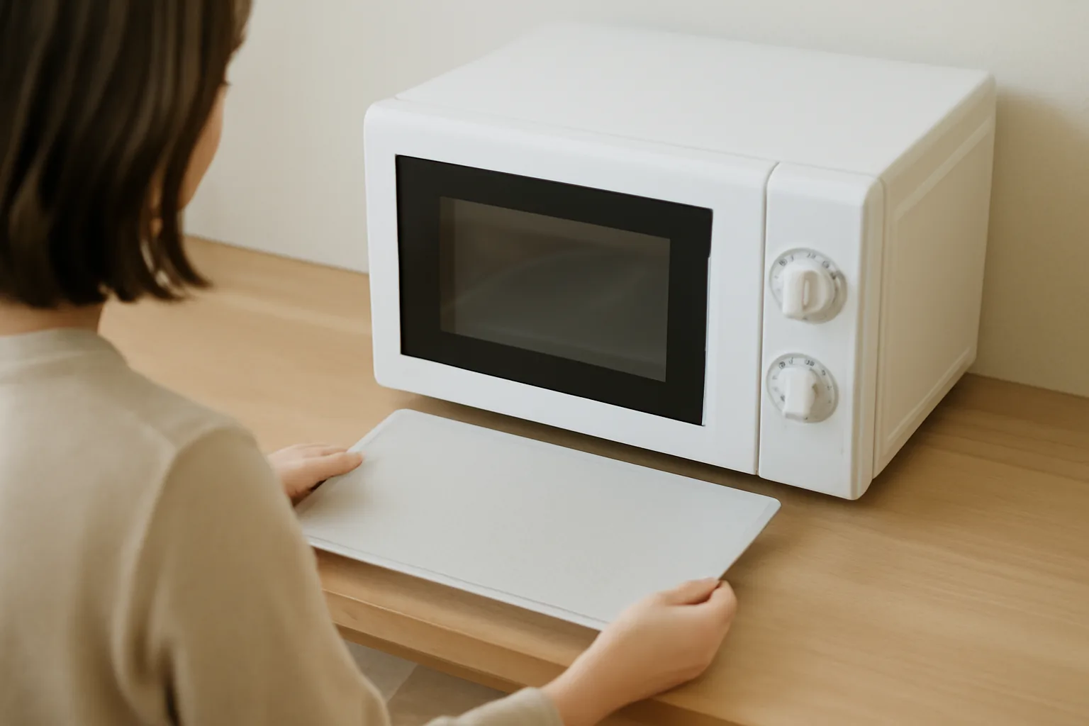 電子レンジの下に敷くシートは100均で探せる？選び方と安全確認