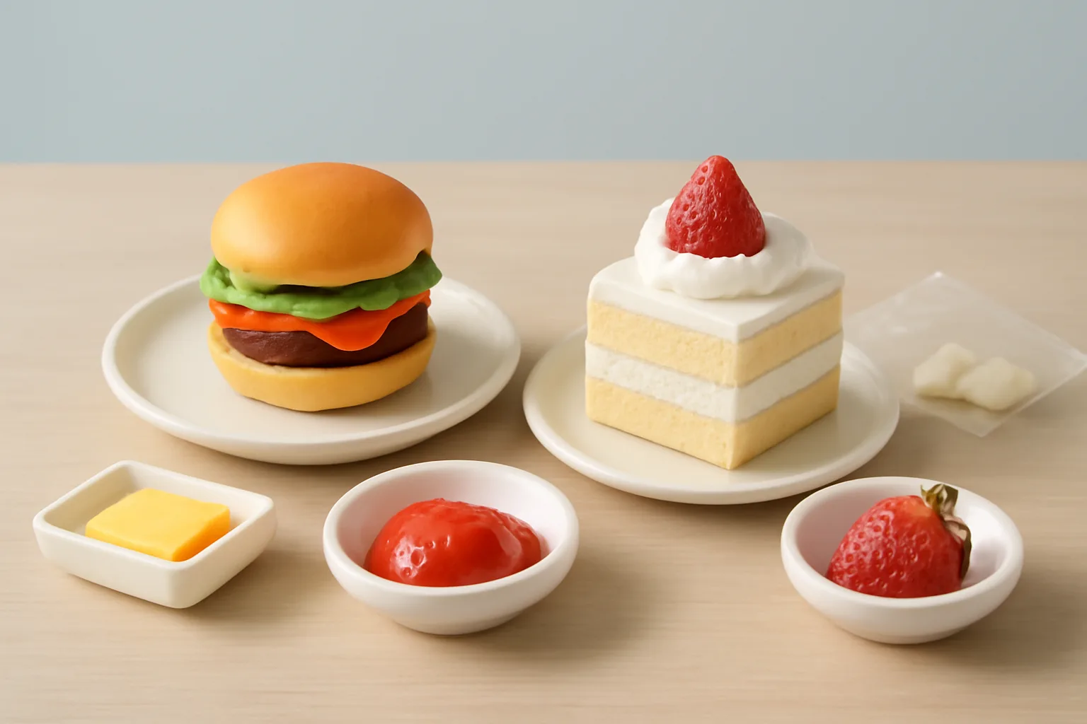 食品サンプルのキットは100均にある？材料選びから作り方まで